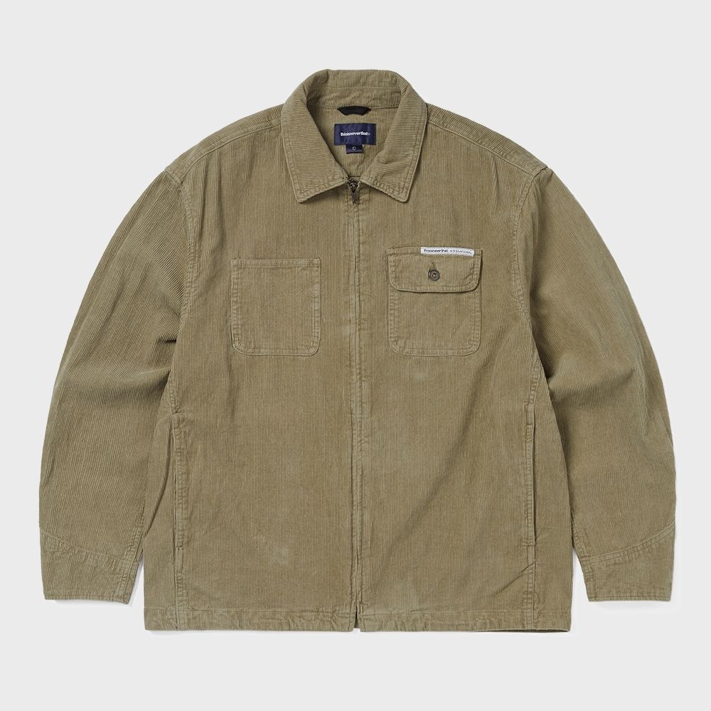 ディス・イズ・ネヴァー・ザット・ウェンドコーデュロイジップジャケットカーキ 16,637円