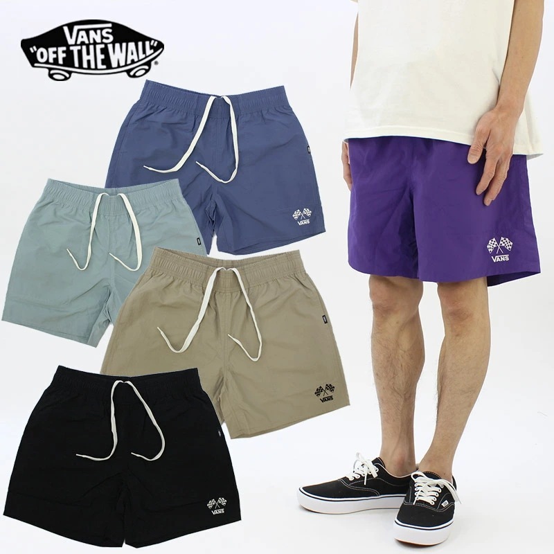 バンズ M Checker Embo Short メンズ ナイロンショートパンツ メンズ