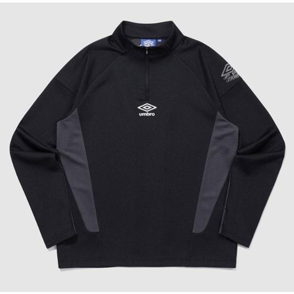 PTRフィールドトレーニングフットボールハーフジップBB UQ121SFS21 BLK0