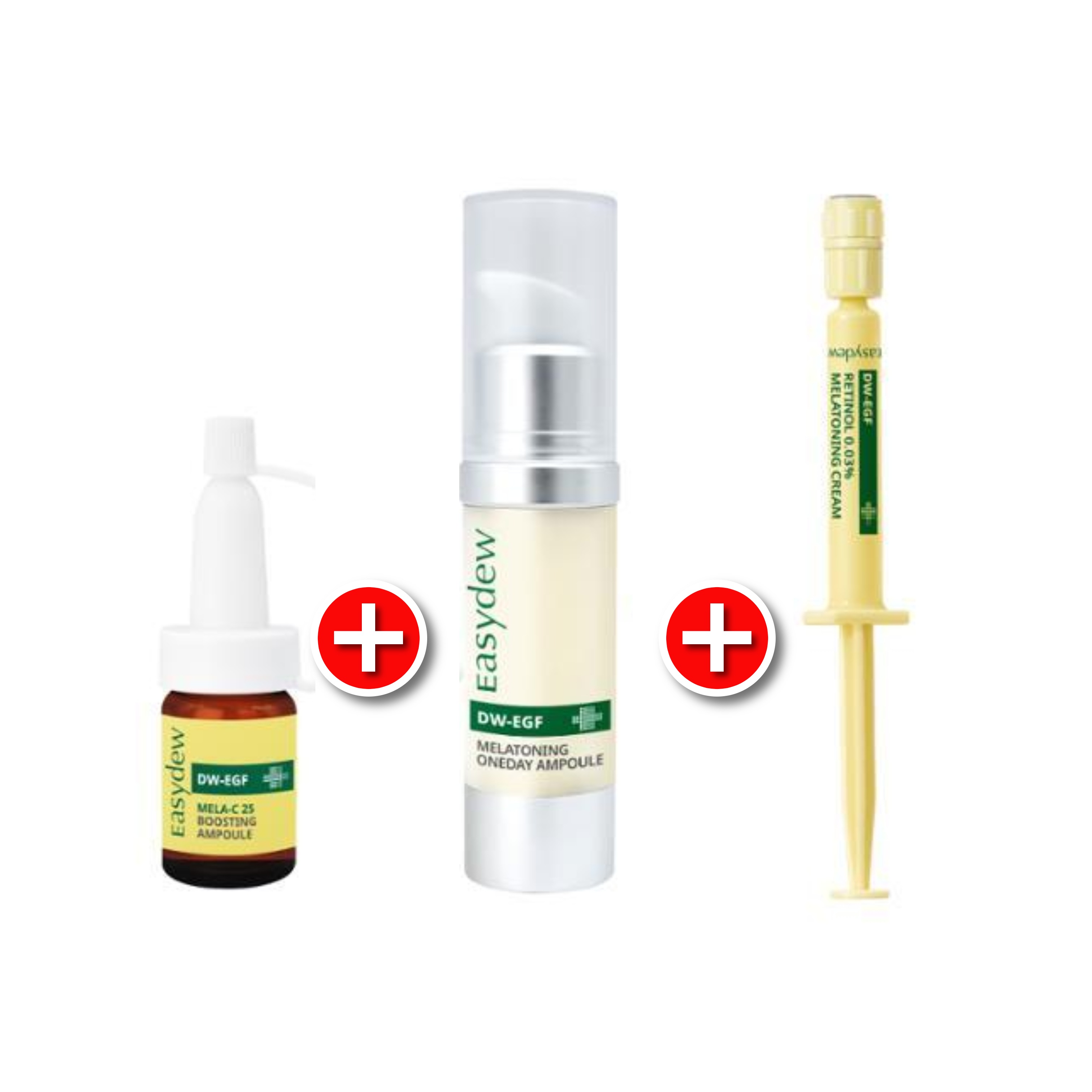 ギミジョブティアンプル12ml CBA企画【 +ビタCアンプル3ml+レチノクリーム1ml】DW-EGF メラトーニング ワンデー アンプル