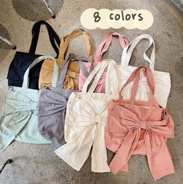 バッグ ショルダーバッグ トートバッグ 蝶結び レディース 韓国 ファッション 雑貨 かわいい おしゃれ 北欧 送料無料 [K] (T)