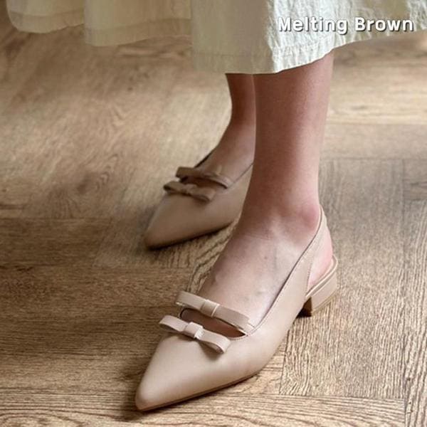 女性用牛革靴リボンスリングバック MT41 8,091円