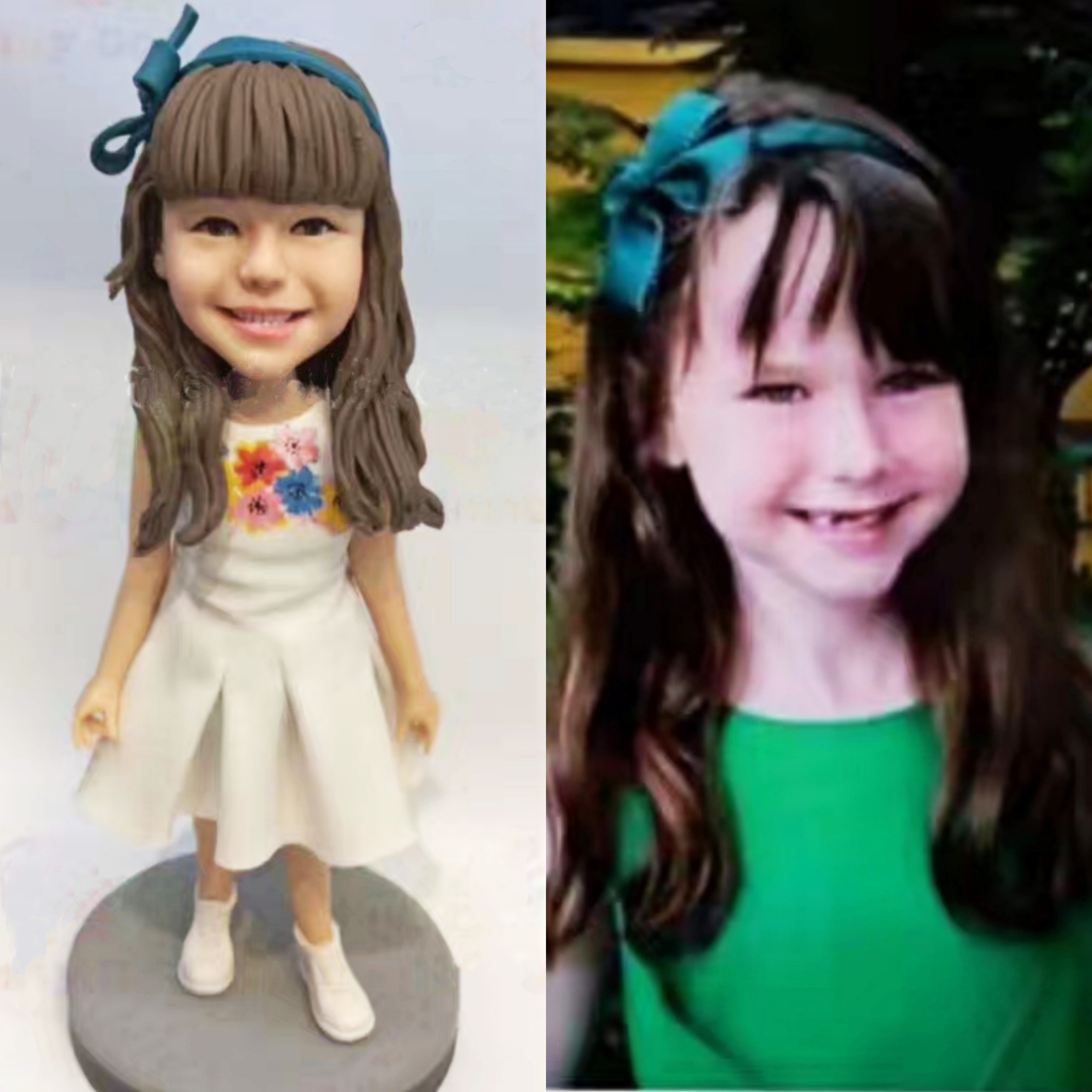 【オーダーメイド】3D肖像画 似顔絵 写真 人形 フィギュア 誕生日 ベビー 赤ちゃん キッズ 子供 幼児 出産祝い