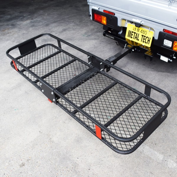 ヒッチキャリアカーゴ 135cm 折りたたみ式 車用 ヒッチメンバー 2インチ