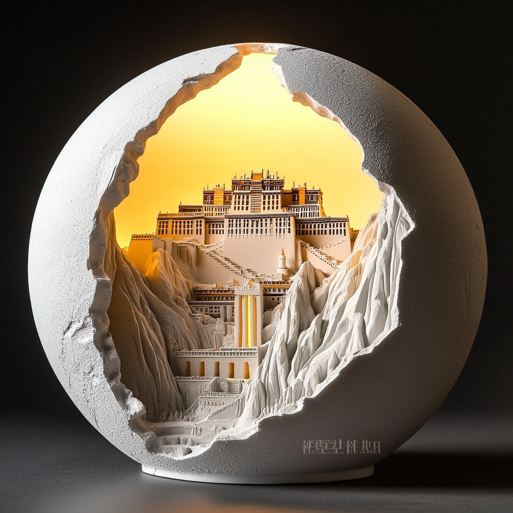 ポタラ宮ブルートゥース音響小夜灯拡香置物プレゼント男女ベッドサイド寝室装飾 7,748円