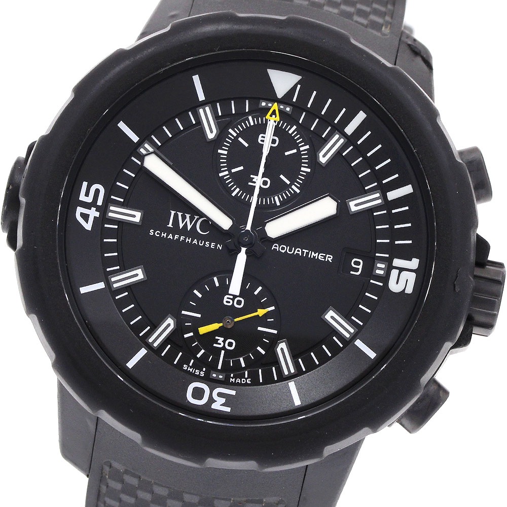 IWC IWC SCHAFFHAUSEN IW379502 アクアタイマー ガラパゴス アイランド クロノグラフ デイト 自動巻き メンズ _930065【中古】