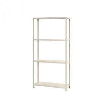 スマートラック NSTR-667 間口900×奥行450×高さ1800mm 4段 ホワイトロッカー・棚