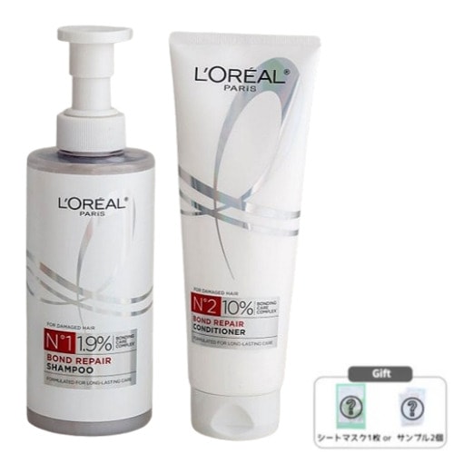 ボンドリペアシャンプー 440mL + ヘアパック 250mL 2点セット / 毛髪強化 ハイダメージヘア ホームクリニック しっとり頭皮洗浄