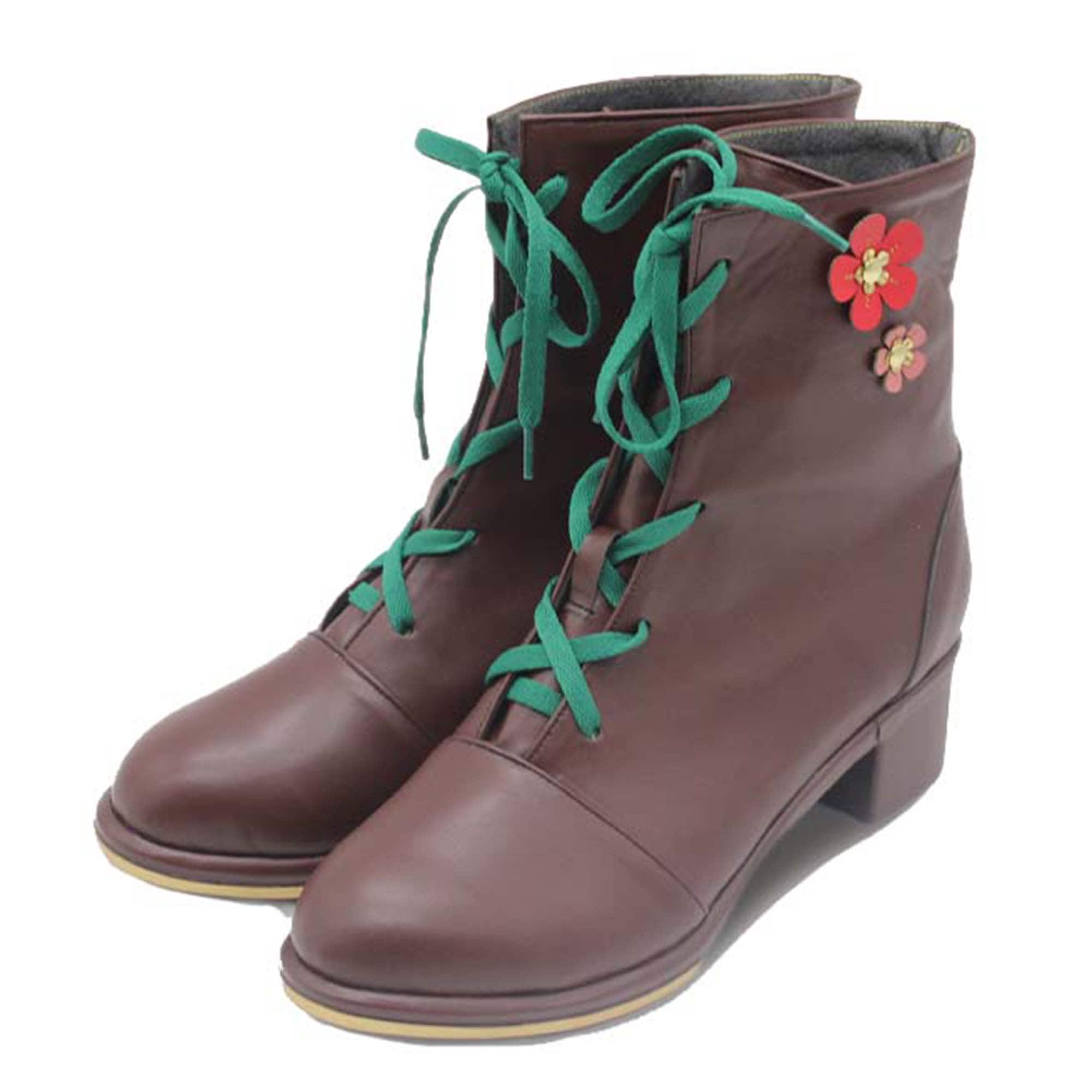 ナイスネイチャ 正月 ネガイノカサネ 着物 ウマ娘 プリティーダービー コスプレ 靴 ブーツ コスプレ靴 コスプレブーツ カスタマイズ可能 1017200