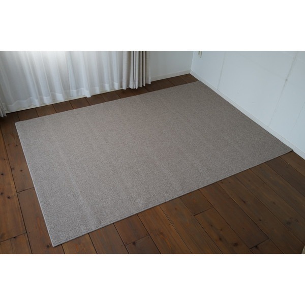 スミノエ 防炎 カーペット ウールリック 江戸間3帖 ベージュ メーカー直送