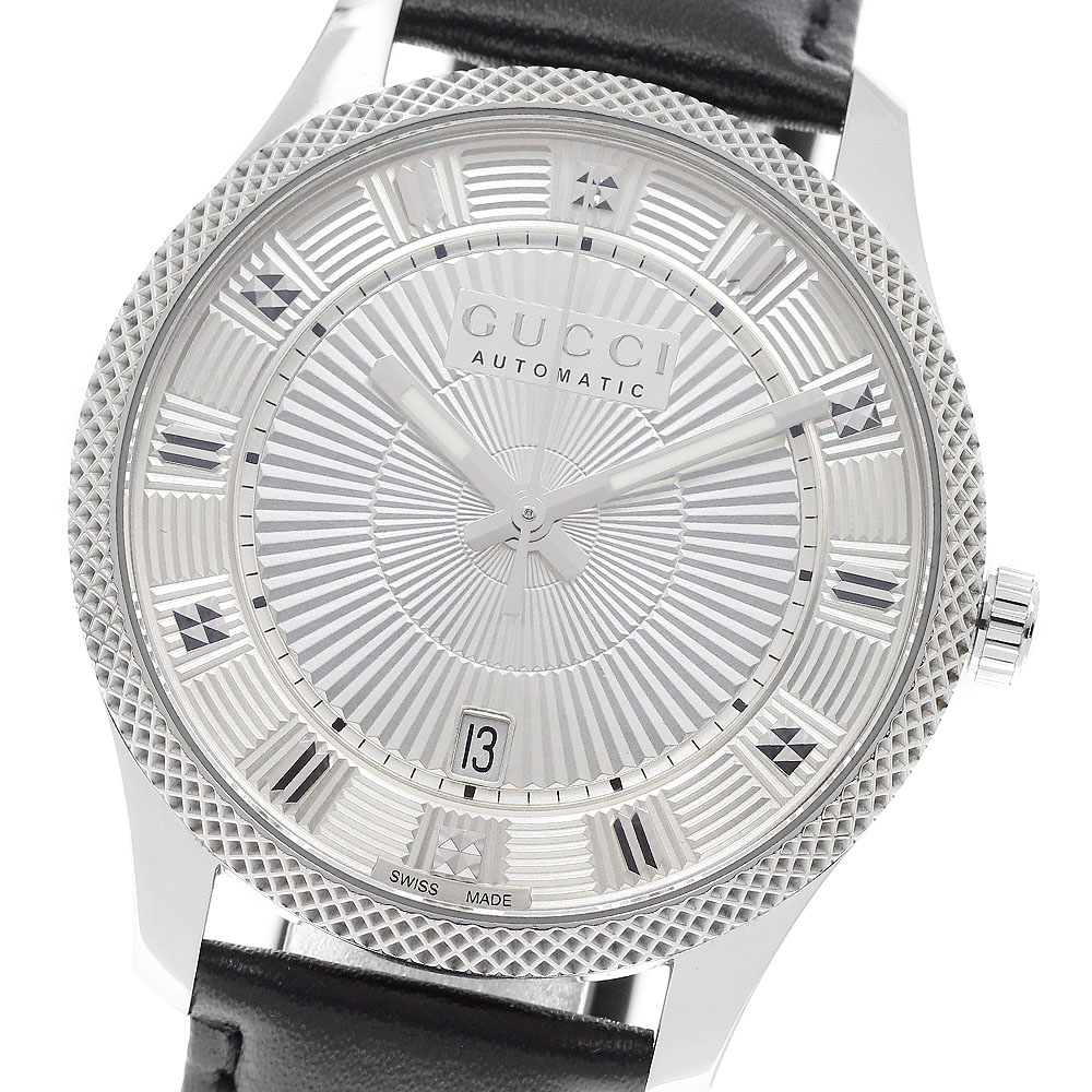 グッチ GUCCI 126.3/YA126339 エリクス デイト 自動巻き メンズ 良品 _954690【中古】