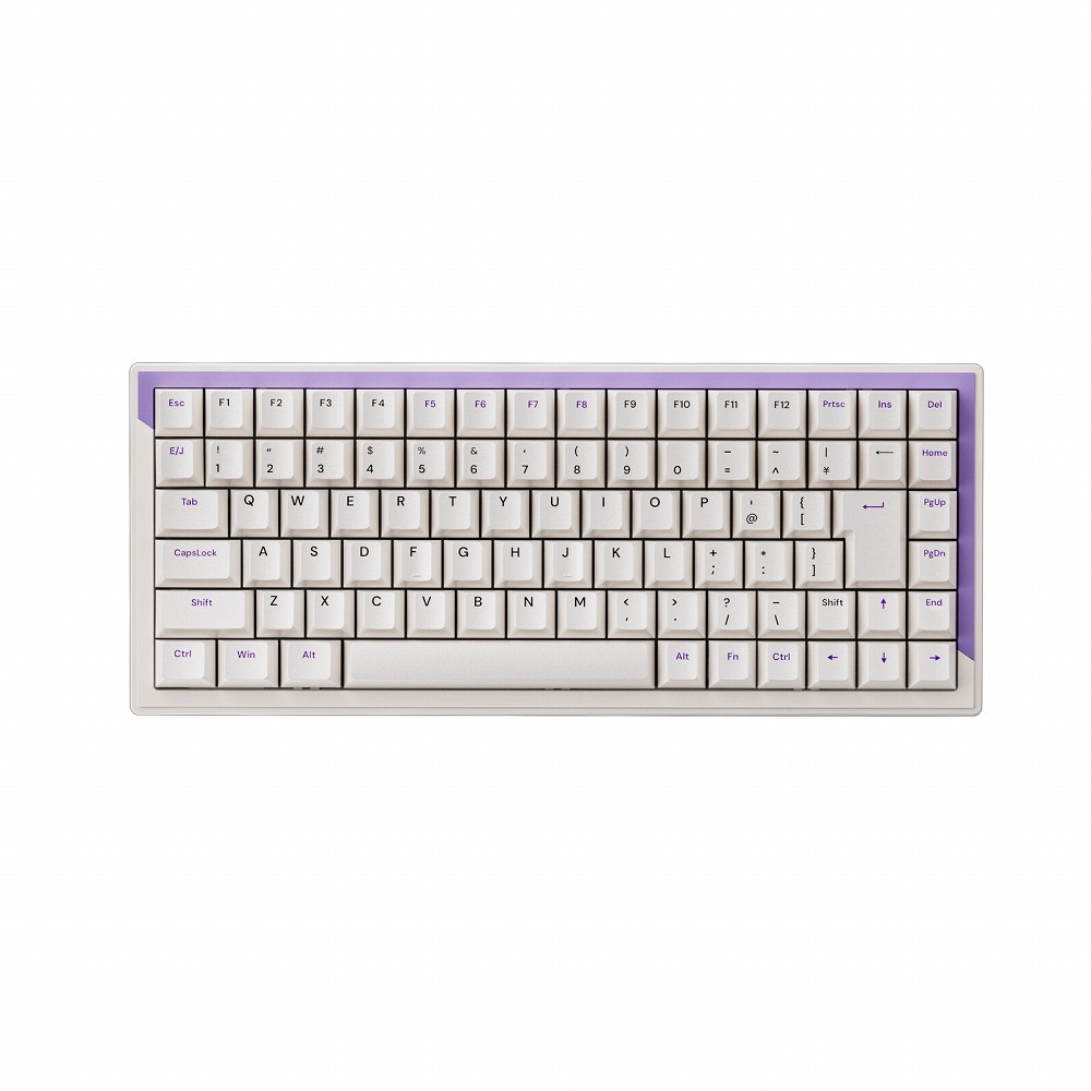 DrunkDeer 有線 ゲーミングキーボード 日本語配列 86キー DrunkDeer G75 JP Purple（ホワイト/パープル） G75W0P03JP