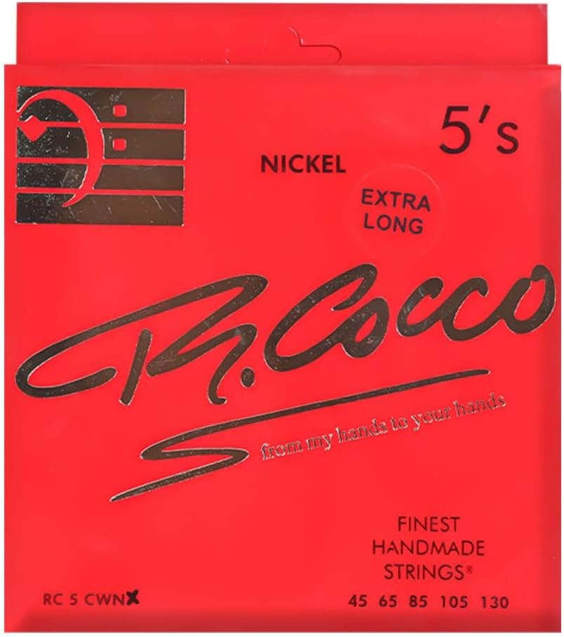 RC5CWNX 5弦ベース弦 エクストラロング ニッケルラウンドワウンド 45-130