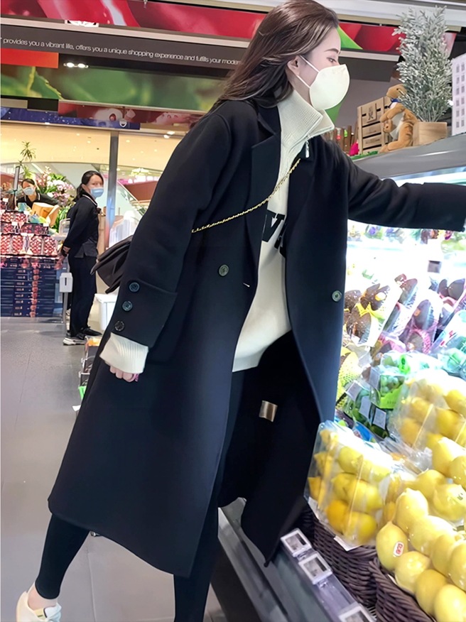 きれいめ アウター コート チェスターコート 膝下 ロング ロング丈 袖あり 長袖 襟付き ノッチドラペルカラー 大人可愛い きれいめ シンプル カジュアル 大人 上品 おしゃれ お洒落