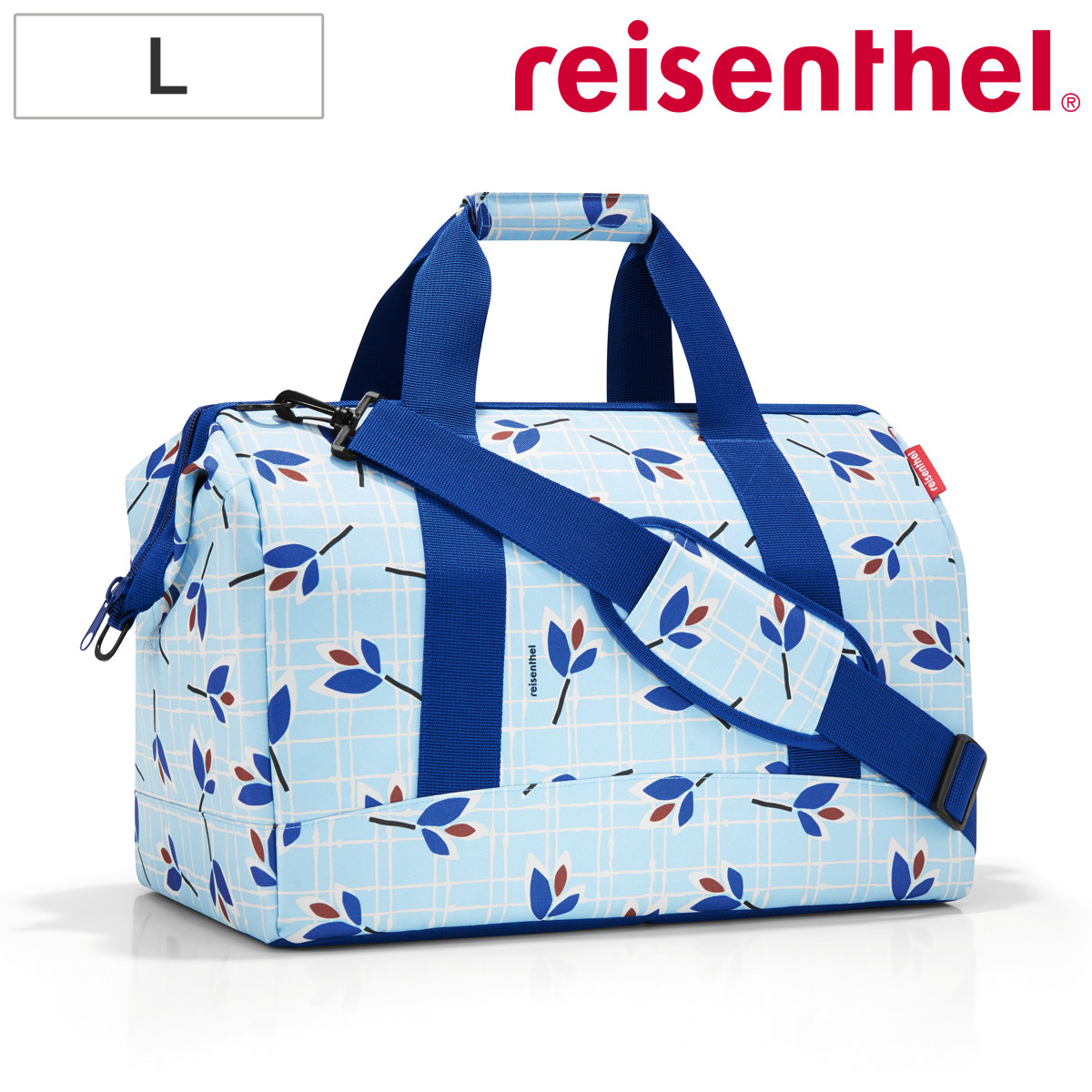 ボストンバッグ reisenthel ALLROUNDER L LEAVES BL かばん レディース トラベルバッグ 旅行 ネイル ネイルバッグ コスメ 美容 学生 介護 旅行バッグ ジム