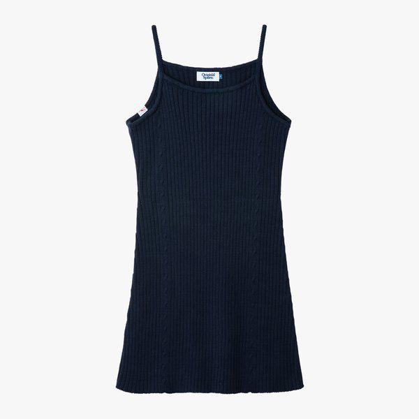 WOMEN VINTAGE MOOD KINT ONEPIECE NAVY (PO3WT24M392)