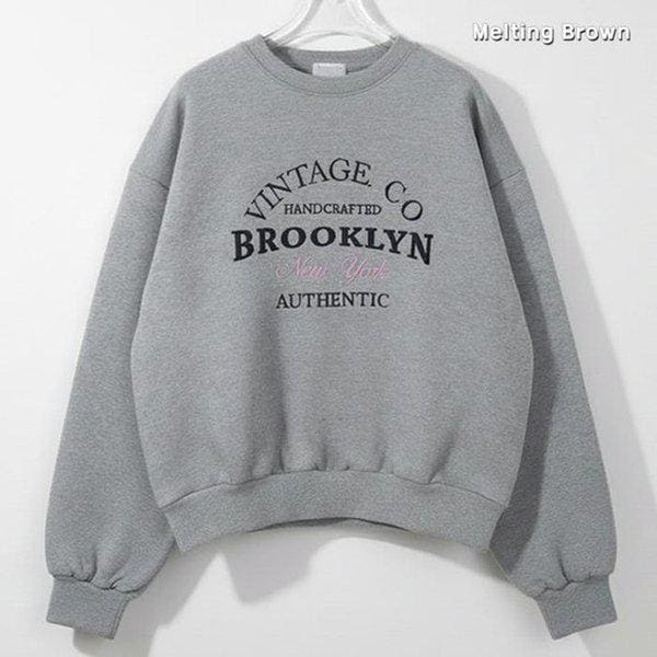 女性オーバーフィット長袖マンツーマン BK26