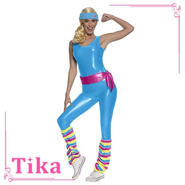 バレンタイン ハロウィン コスプレ 衣装 仮装 バービー ドール 人形 バービードール 全身タイツ