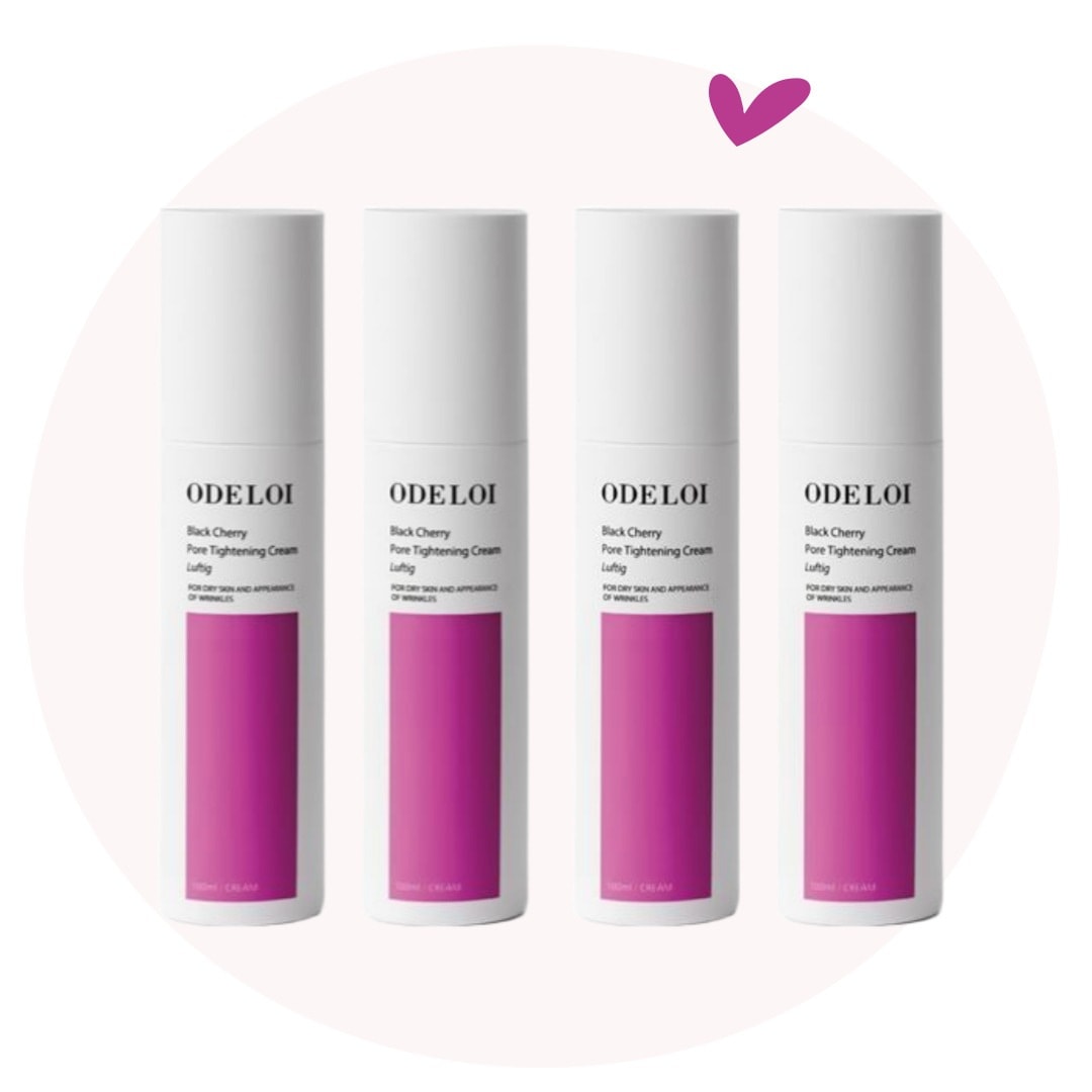【正規品】 オドロイ ブラックチェリー 毛穴収縮クリーム ロフディ 100ml 4個