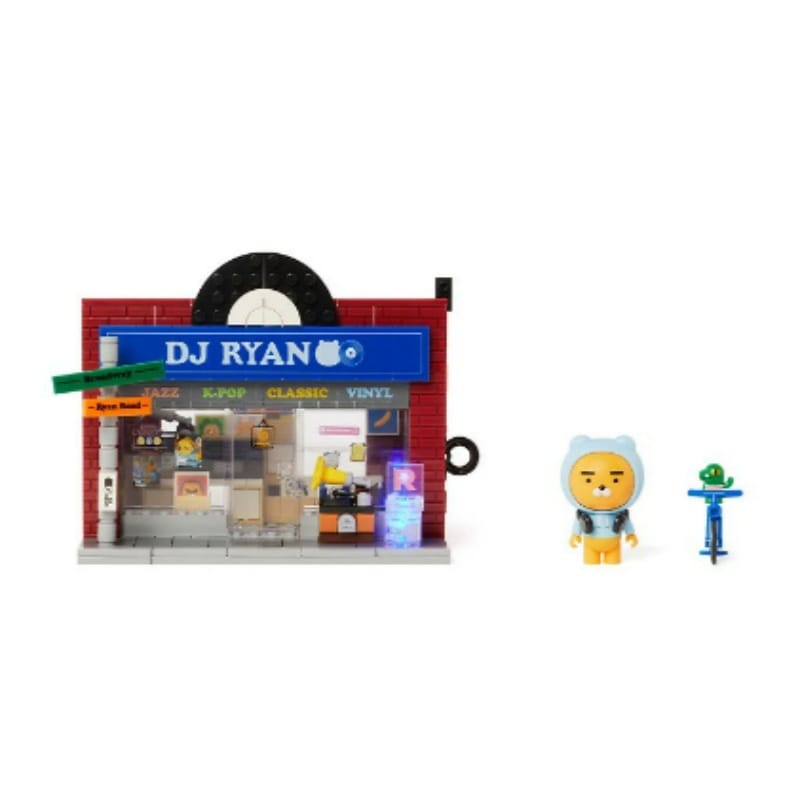 ブリックフィギュア レコードショップ ライアン