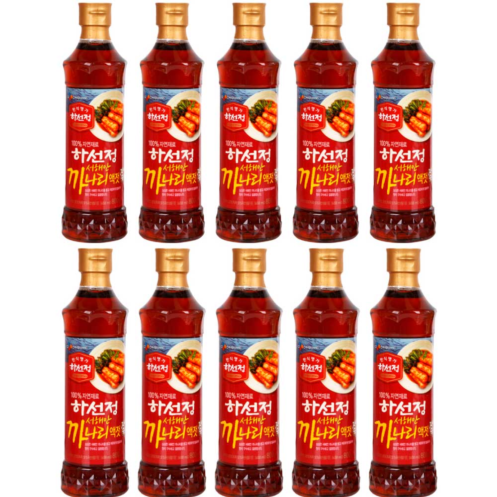 【ハソンジョン】カナリエキス　800gｘ10個　韓国食品韓国食材韓国キムチ材料キムチ材料イワシエキス