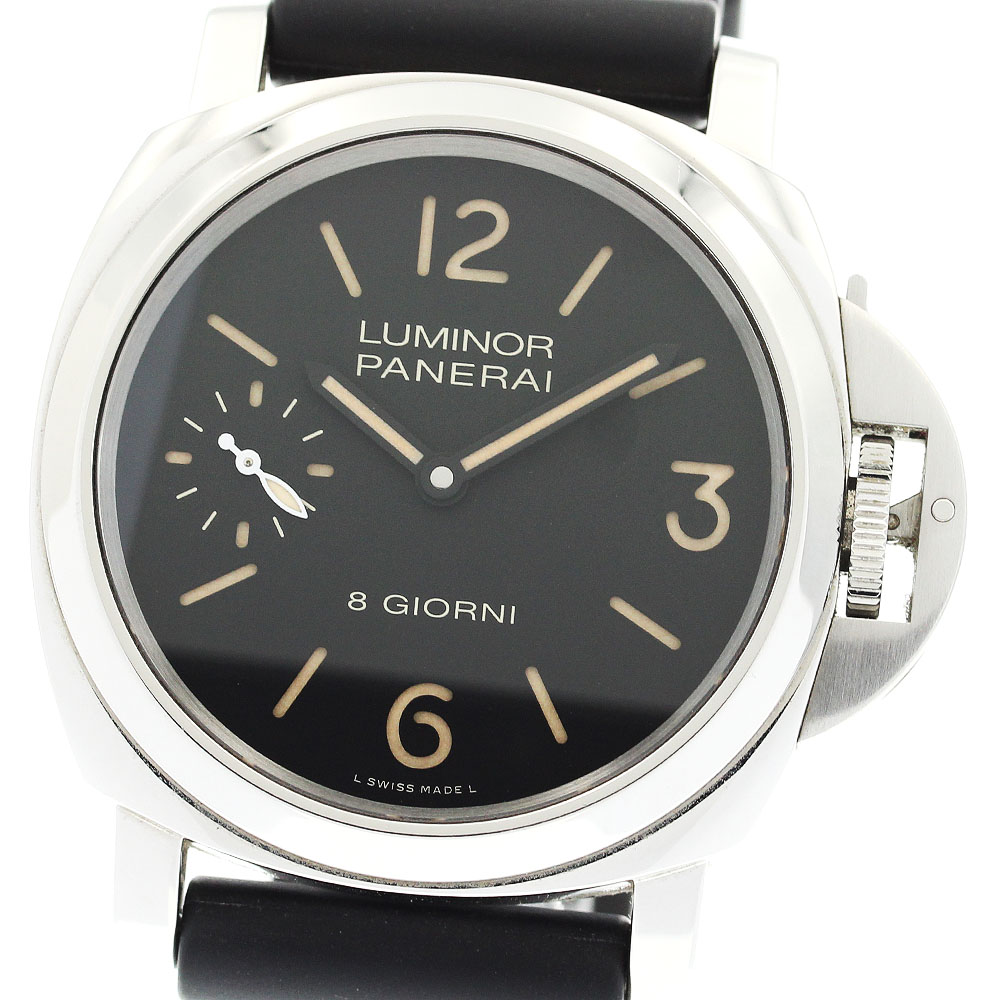 パネライ PANERAI PAM00915 ルミノール ベース 8デイズ 手巻き メンズ 保証書付き_886590【中古】