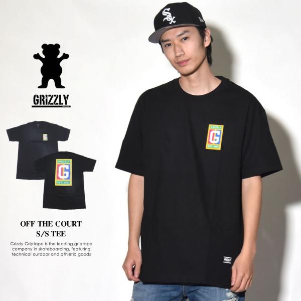グリズリーグリップテープ Grizzly Griptape Tシャツ メンズ 半袖 OFF THE COURT S/S TEE GMA1801P22
