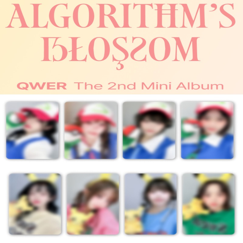 [11/23 DMM FANSIGN EVENT 4EA/1SET] QWER - 미니 2집 [Algorithms Blossom][NO ALBUM,ONLY PHOTOCARD]