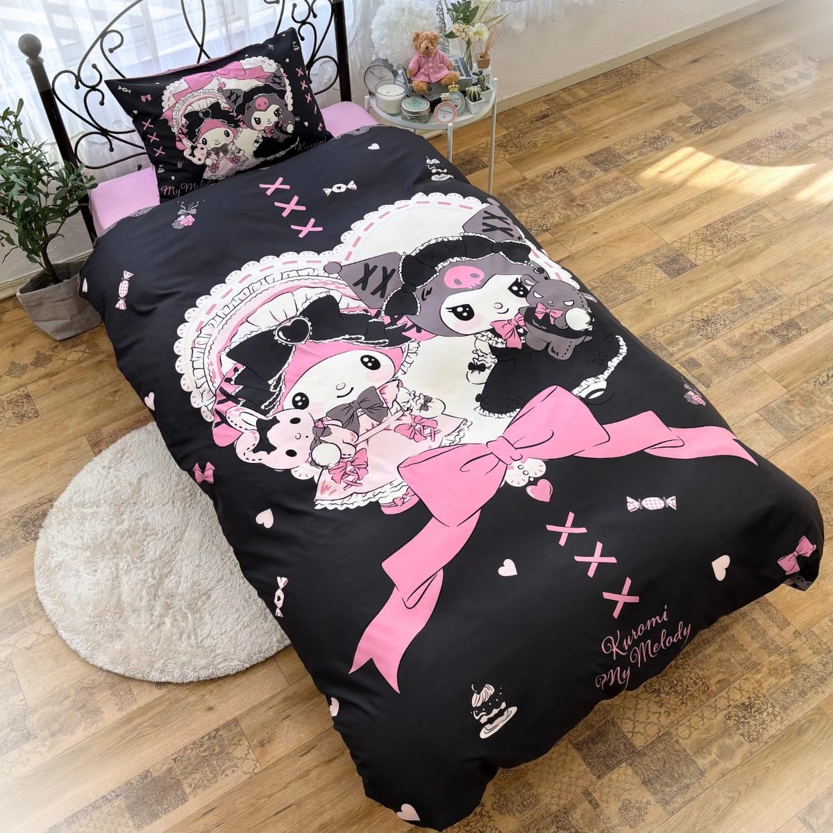 サンリオ(SANRIO) マイメロディ クロミ 布団カバー3点セット 枕カバー シーツ 掛布団カバー シングル キャラクター SB-687-S