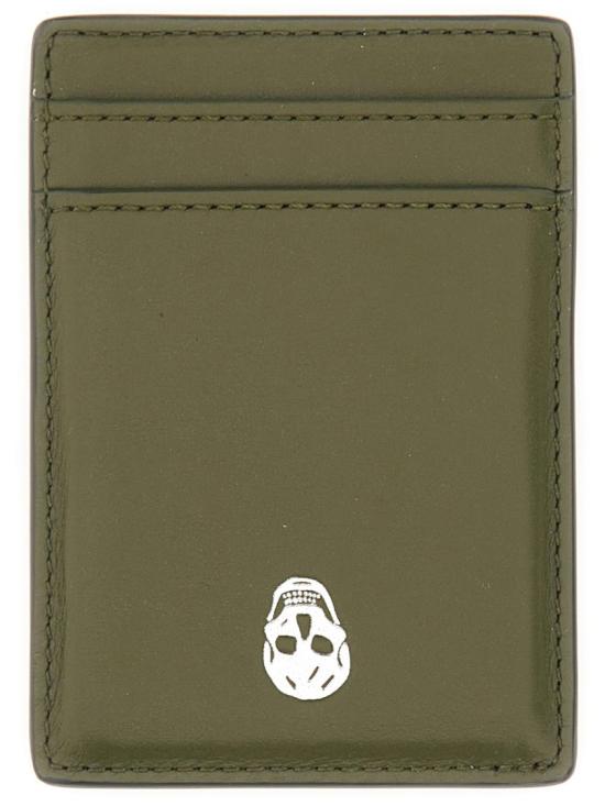 ALEXANDER MCQUEEN Men Wallet 836140 1AAVB2875 Green