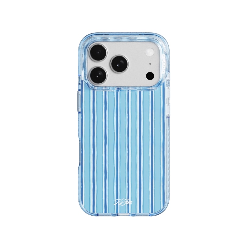 【GRAGG】 MAGSAFE LAYERS FRAME CASE CLEAR BLUE - WATER STRIPE 正規品