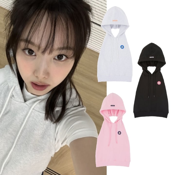 [TWICEナヨン着用] ASIF CALIE HALTERNECK HOODIE /LSERAFIM キムチェウォン 着用