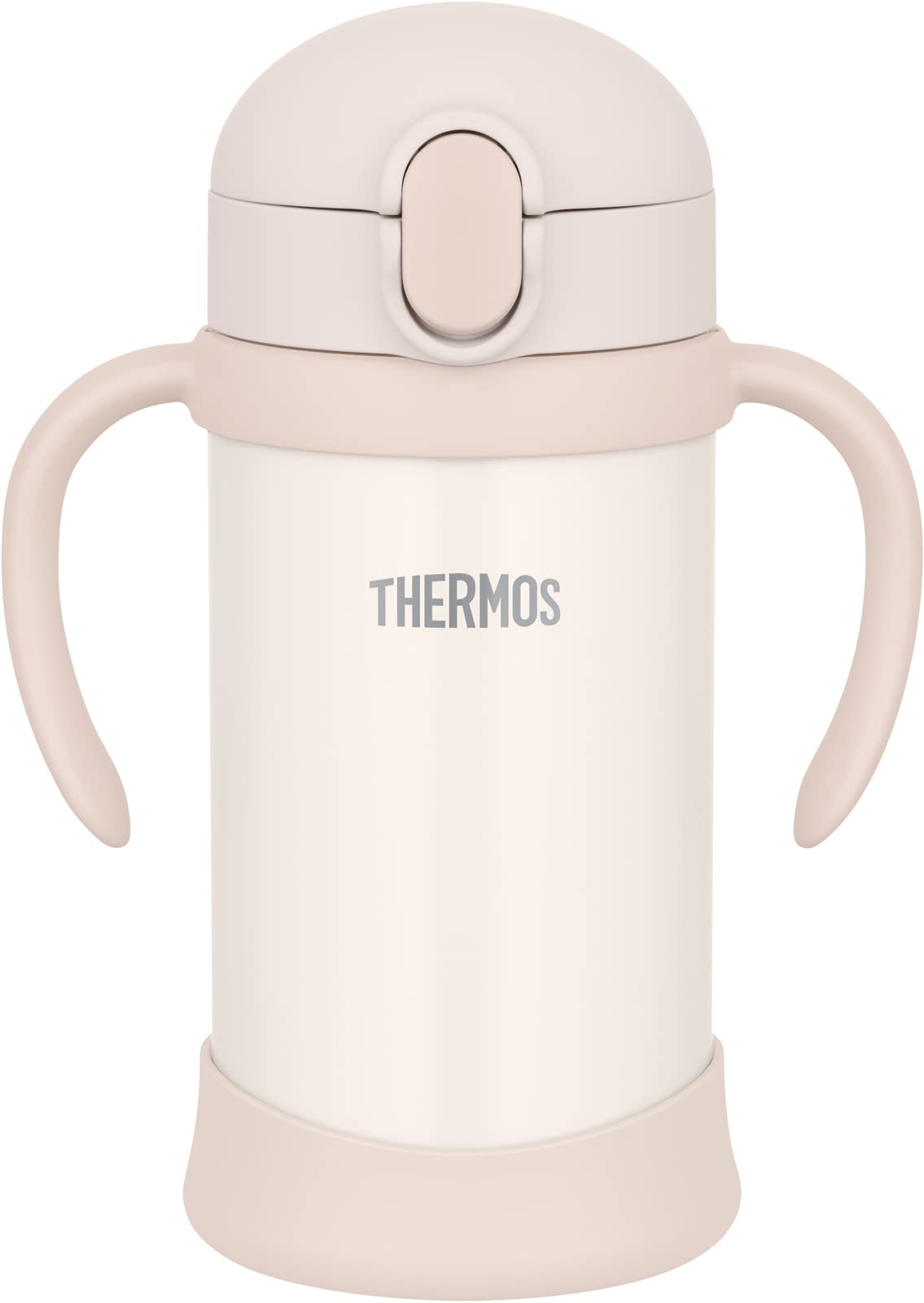サーモス(THERMOS) まほうびんのベビーストローマグ FJL-350 ベージュ (BE) 350ml 水筒 子供 ステンレス製魔法びん構造 スペアストローセット付き 扱いやすいワンタッチオープン 4,546円