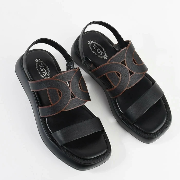 サンダル カットアウトロゴサンダル XXW11K0IF10MID レディース ブラック 春夏 ロゴ シンプル 人気 おすすめ ギフト プレゼント