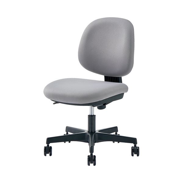 オカムラRC-1チェア 肘なし 本体：ブラック 背/座：グレー 8RC11A-F5B2 1脚