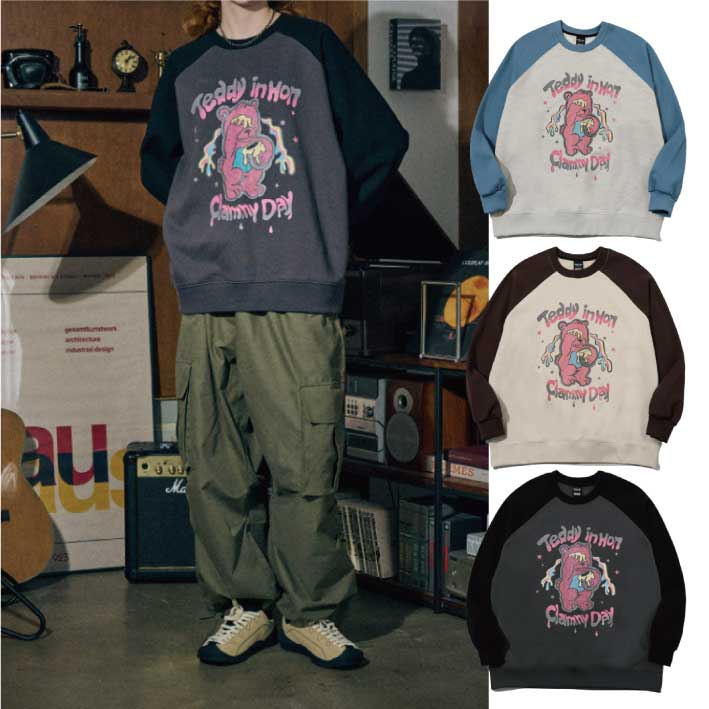 Honey Teddy スウェットシャツ