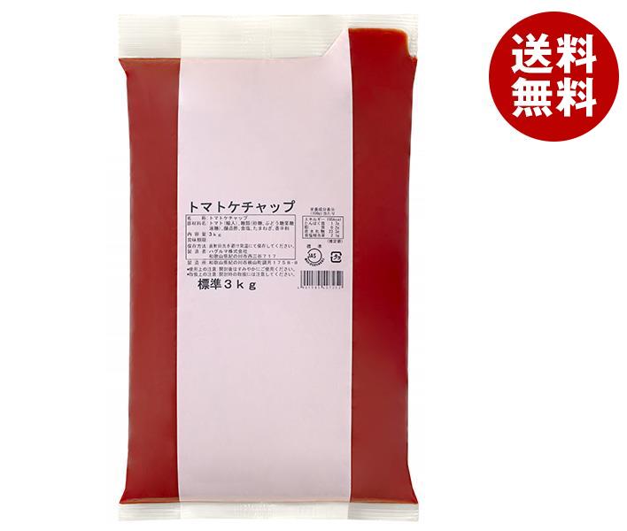 ハグルマ JAS標準 トマトケチャップ 3kg袋パック×4袋入×(2ケース)