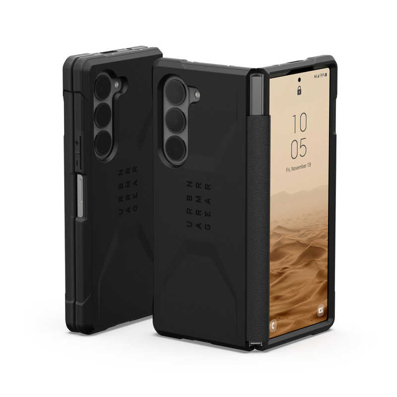 UAG　社製 Galaxy Z Fold 6用 CIVILIAN(ブラック)　UAG-GLXZFD6-C-BK