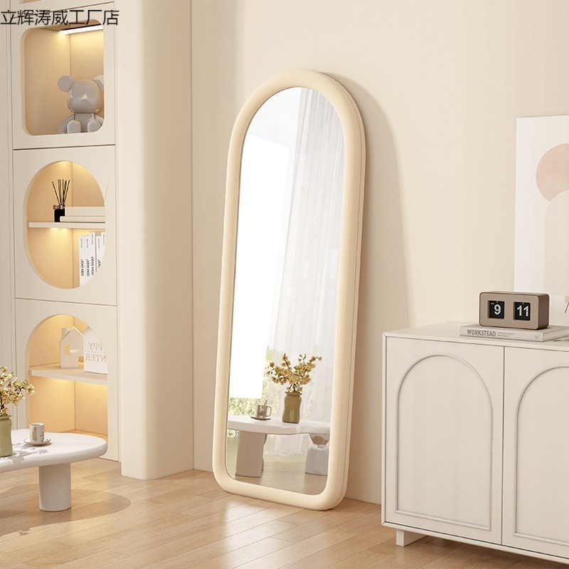 全身鏡インターネットセレブフロアミラードレッシングミラーホーム壁掛けインスタイルフィッティングウェア女の子寝室化粧鏡