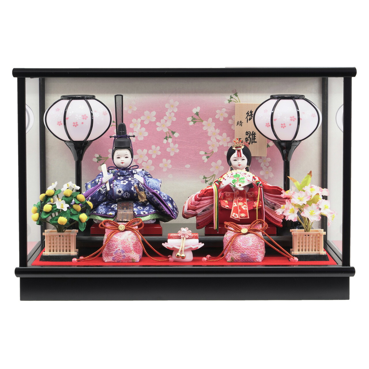 雛人形 ひな人形 お雛様 おひなさま かわいい　丸顔 手作り 2025年 新作 秀光 限定品 送料無料 コンパクト ミニ 初節句 ひな祭り 親王ケース 買得 お得 人気 ランキング P80309