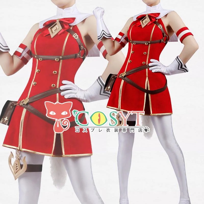 ウマ娘 プリティーダービー ゴールドシップ 勝負服 コスプレ衣装 尻尾付き コスチューム 仮装 変装 可愛い コスプレ cosplay ゲーム イベント パーティ クリスマス