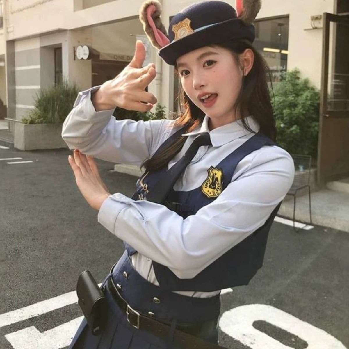 爆金jk制服三点セットジュディウサギ警官コスプレ服狂気動物城着セット秋