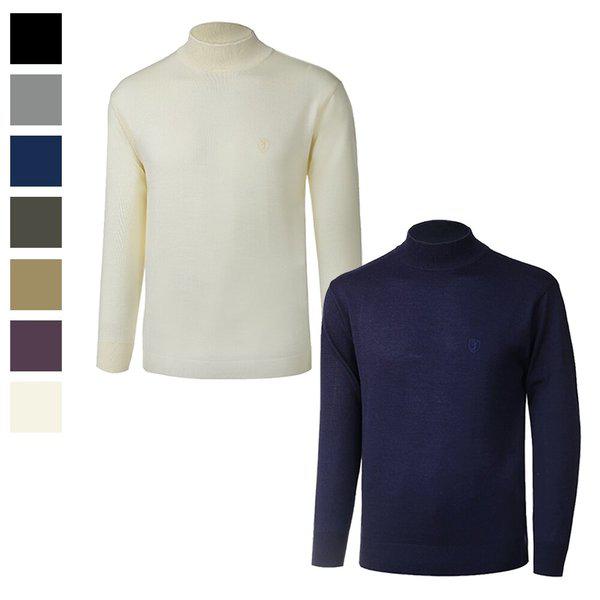 メンズ 国産 高級 ウール タートルネック ニット GL-KN-01
