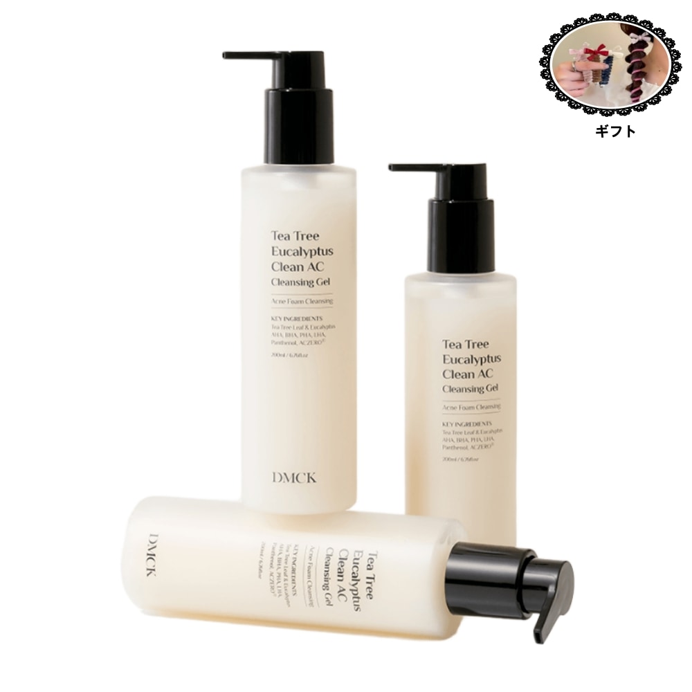 ティーツリーユーカリ クリーンアーク クレンジングゲル 200ml 3個 /ニキビケア / 毛穴ケア /低刺激クレンジング/韓国コスメ