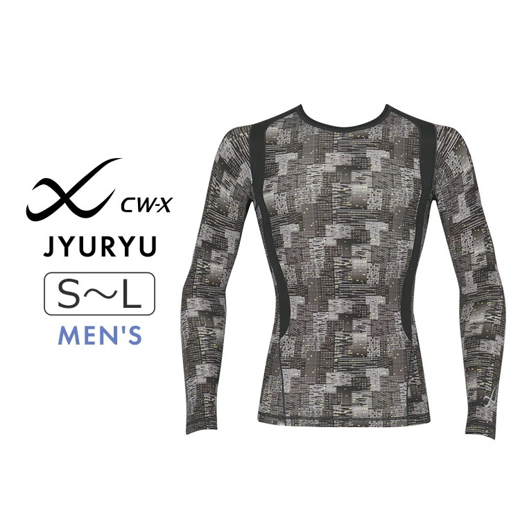 ワコール CW-X 柔流 Jyuryu 機能性トップス スポーツ用トップス メンズ 丸首 S/M/L JAO010