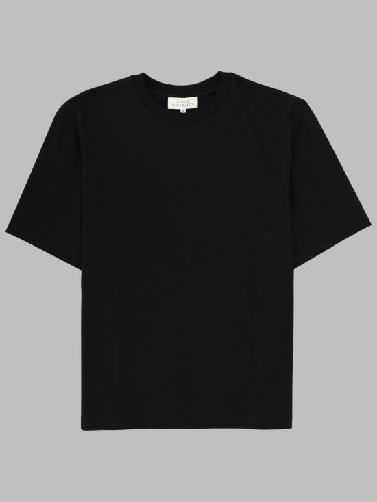 STUDIO NICHOLSON Men T-Shirts LAYSNM 1066 BLACK