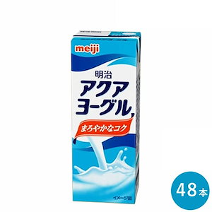 アクアヨーグル 200ml 48本 セット 紙パック ジュース まとめ買い 飲むヨーグルト