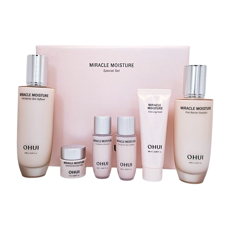 ミラクルモイスチャー スキン ソフナー 150ml+エマルジョン 130ml+贈呈品4種付き スペシャルセット デイリー 保湿 肌のバリアケア 乾燥肌 敏感肌 韓国 コスメ スキンケア 化粧品