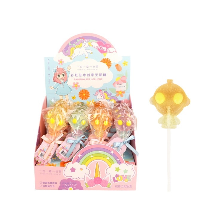 1花1草1世界3Dクリスタルロリポップキャンディ22g*24個入り1箱