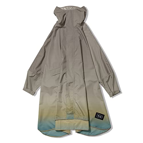 KiU【2024】キウ ニュースタンダード レインポンチョ RAIN PONCHO 豪雨対応 雨対策 自転車 大雨 台風 梅雨 レインコート ポンチョ 雨具 雨ガッパ 雨合羽 はっ水 撥水 防水 袖付